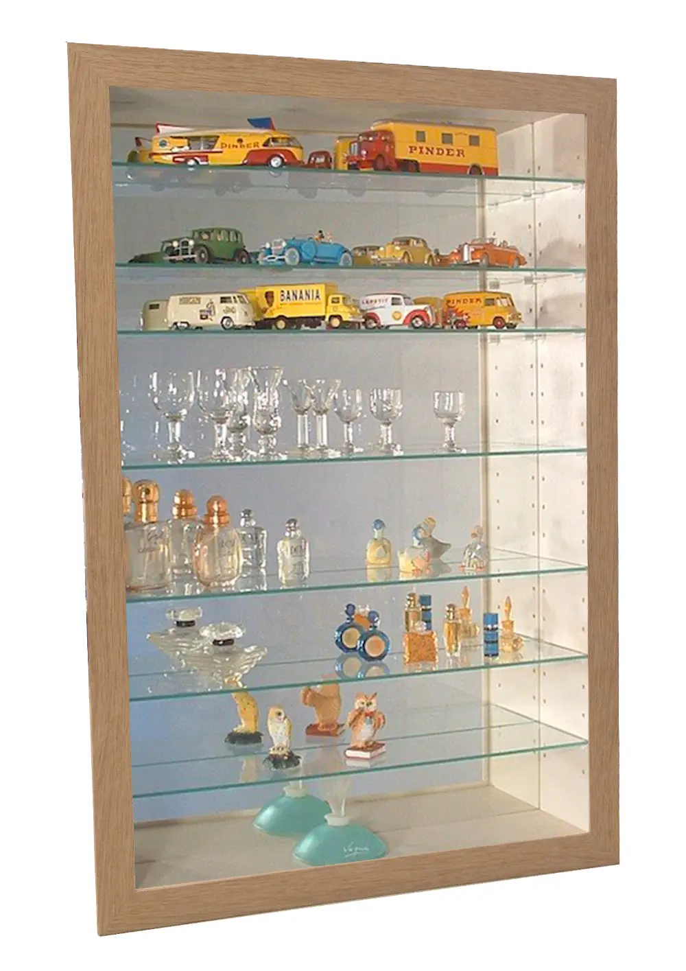 Vitrine Rhône Chêne clair