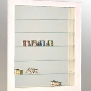 Vitrine Roussillon Cérusée blanc